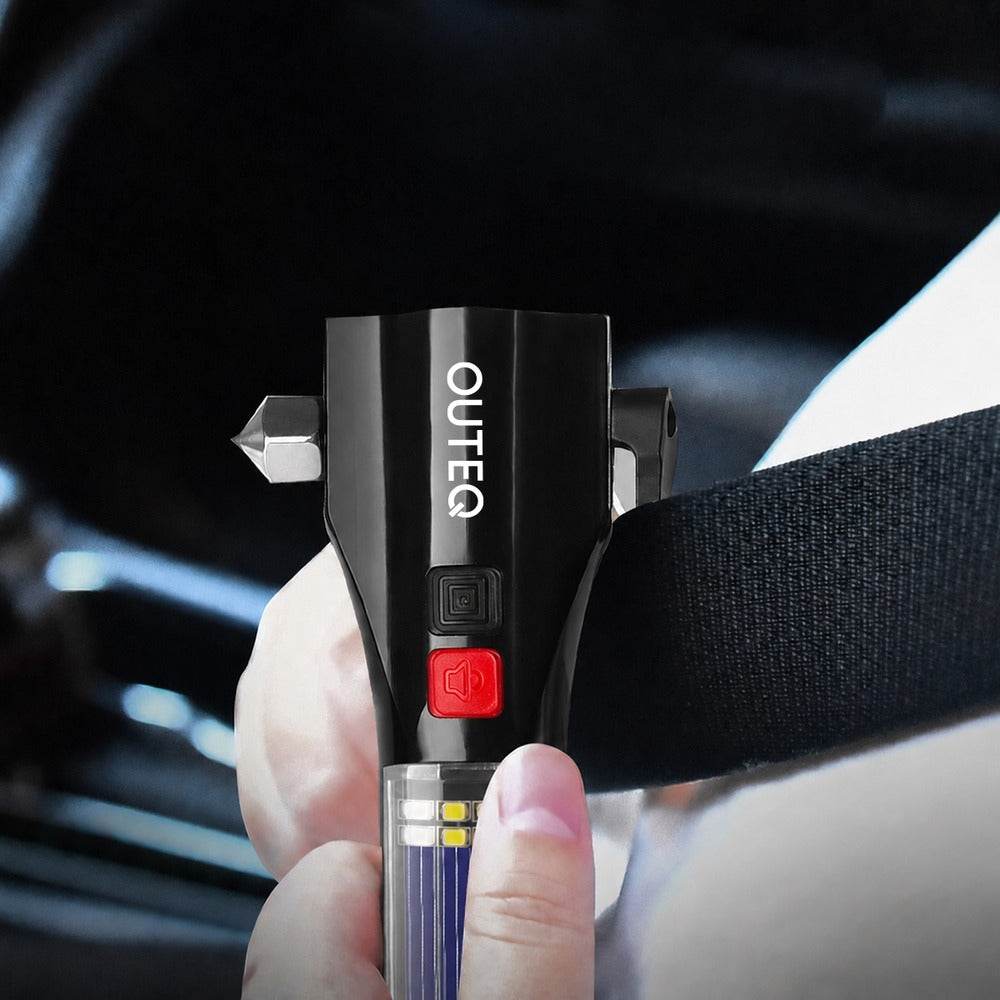 Řezačka bezpečnostního pásu a akustický alarm svítilny OUTEQ FL4